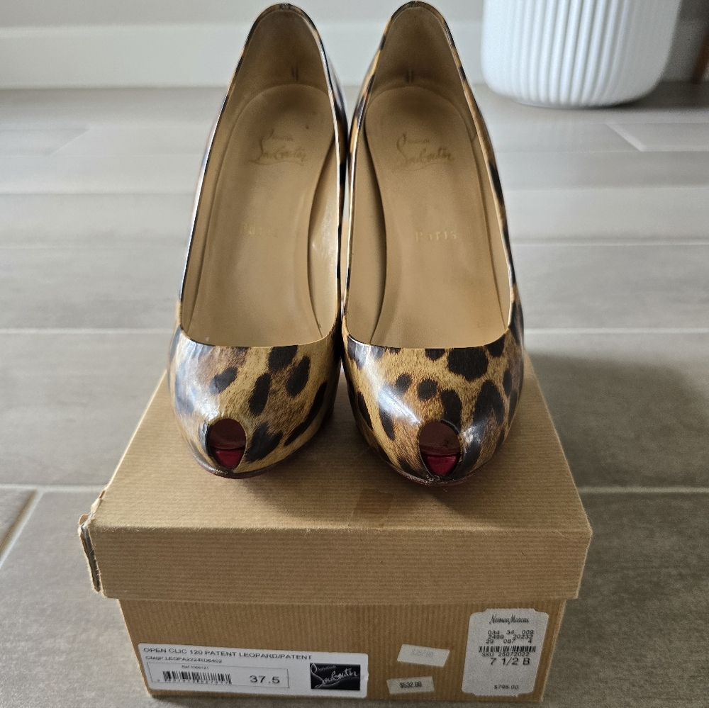 Christian Louboutin 120 Leopard heels